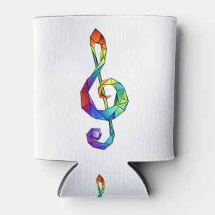 Rafraîchisseur Pour Canette Clé musicale arc-en-ciel