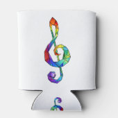 Rafraîchisseur Pour Canette Clé musicale arc-en-ciel (Dos)