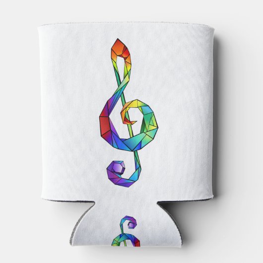 Rafraîchisseur Pour Canette Clé musicale arc-en-ciel (Dos)