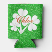 Rafraîchisseur Pour Canette Cloches blanches personnalisées Parties scintillan (Devant)