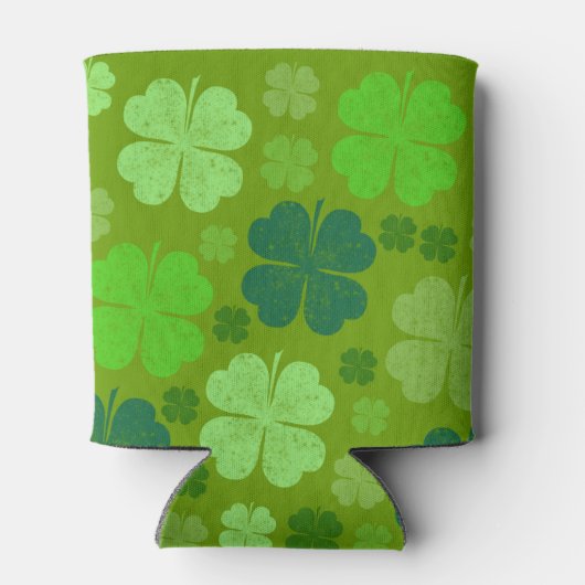 Rafraîchisseur Pour Canette Clovers verts, Lucky Clovers, Saint Patrick's Day (Dos)