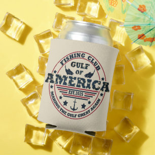 Rafraîchisseur Pour Canette Club de pêche du golfe d'Amérique patriotique amér