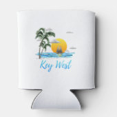 Rafraîchisseur Pour Canette Coastère Key West Sailing Sunset (Dos)