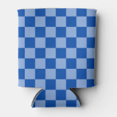 Rafraîchisseur Pour Canette Cobalt Blue Checkerboard (Devant)