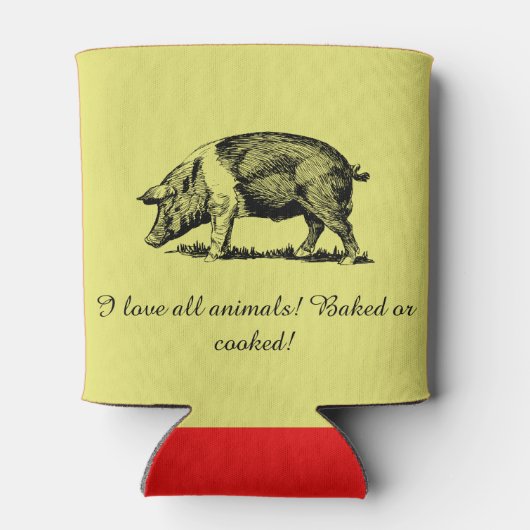 Rafraîchisseur Pour Canette Cochon (Dos)