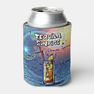 Rafraîchisseur Pour Canette Cocktail Tequila Sunrise (#7 /12 Ensemble de recet