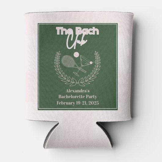 Rafraîchisseur Pour Canette Cocktails Et Country Clubs Bachelorette (Devant)