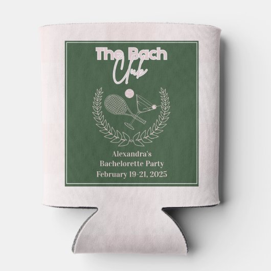 Rafraîchisseur Pour Canette Cocktails Et Country Clubs Bachelorette (Dos)