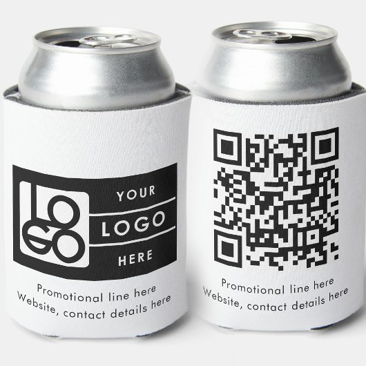 Rafraîchisseur Pour Canette Code QR de promotion de logo de rectangle d'entrep
