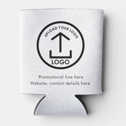 Rafraîchisseur Pour Canette Code QR Promo du logo professionnel (Devant)