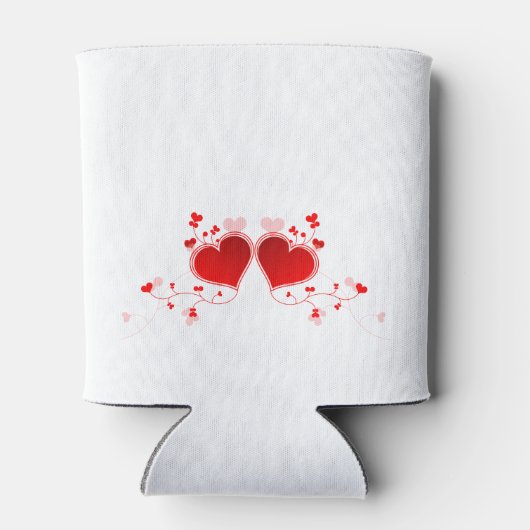 Rafraîchisseur Pour Canette Coeur Conception Mariage Faveur Peuvent Cooler (Dos)