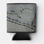 Rafraîchisseur Pour Canette Coeur Dans Le Sable (Devant)