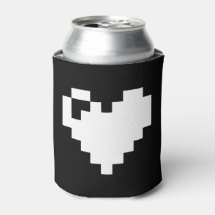 Rafraîchisseur Pour Canette Coeur de pixel 8 bits