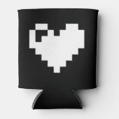 Rafraîchisseur Pour Canette Coeur de pixel 8 bits (Devant)