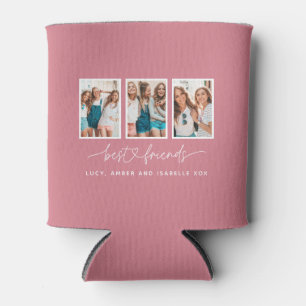 Rafraîchisseur Pour Canette Coeur de script mignon moderne multi photo meilleu