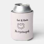 Rafraîchisseur Pour Canette Coeur Design Mariage Faveur (Can devant)