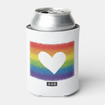 Coeur d'union arc-en-ciel