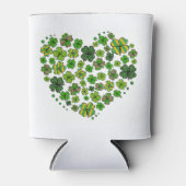 Rafraîchisseur Pour Canette Coeur shamrock (Devant)