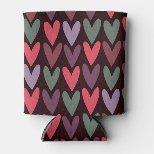 Rafraîchisseur Pour Canette Coeurs 6 (Devant)