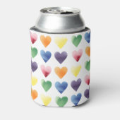 Rafraîchisseur Pour Canette Coeurs arc-en-ciel (Can Dos)