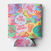 Rafraîchisseur Pour Canette Coeurs de bonbons V. 2.0 (Devant)