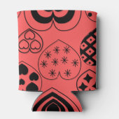 Rafraîchisseur Pour Canette Coeurs répétitifs (Dos)