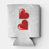 Rafraîchisseur Pour Canette Coeurs rouges Personnalisé Peut refroidir (Dos)