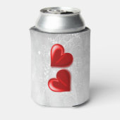 Rafraîchisseur Pour Canette Coeurs rouges Personnalisé Peut refroidir (Can Dos)