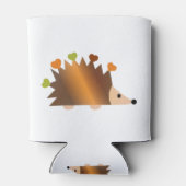 Rafraîchisseur Pour Canette Coeurs sur un hérisson (Dos)