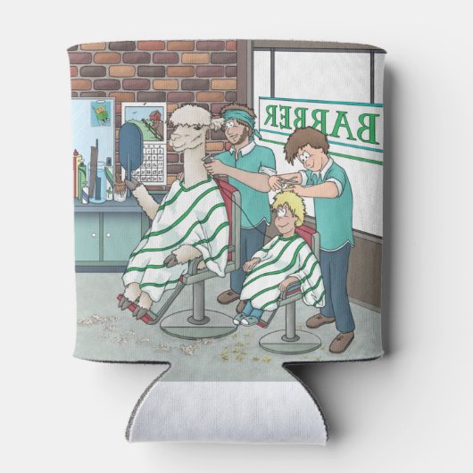 Rafraîchisseur Pour Canette Coiffure d'Alpaca (Dos)