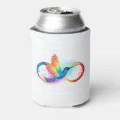 Rafraîchisseur Pour Canette Colibri arc-en-ciel avec symbole Infinity (Can Dos)
