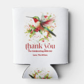 Rafraîchisseur Pour Canette colibri thème de Noël (Dos)