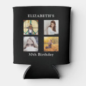 Rafraîchisseur Pour Canette Collage photo de fête d'anniversaire (Devant)