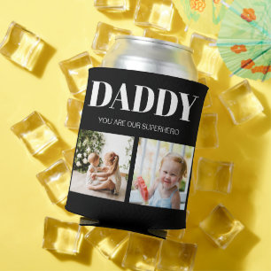 Rafraîchisseur Pour Canette Collage photo Fête des pères papa personnalisé