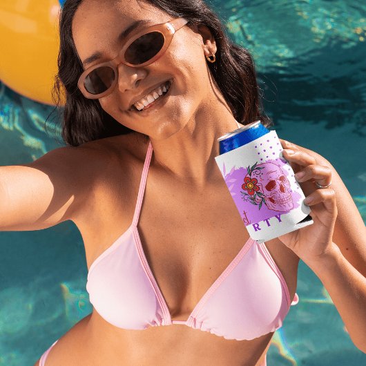 Rafraîchisseur Pour Canette Collection de timbres d'Halloween "Fête fantôme" s