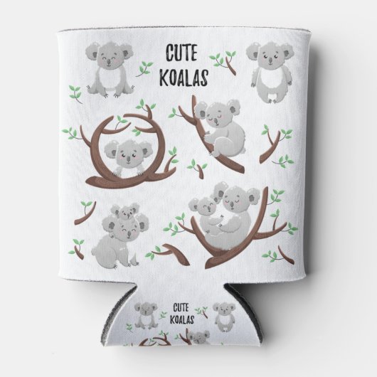 Rafraîchisseur Pour Canette collection koala ours Cool Koala, Support Austral (Devant)