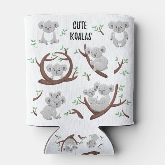 Rafraîchisseur Pour Canette collection koala ours Cool Koala, Support Austral (Dos)