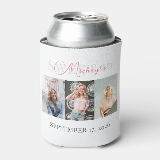 Rafraîchisseur Pour Canette Collection photo Modern Sweet 16 (Can devant)