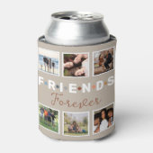 Rafraîchisseur Pour Canette Collection photo moderne Beige Friends Forever (Can devant)