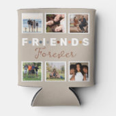 Rafraîchisseur Pour Canette Collection photo moderne Beige Friends Forever (Devant)