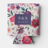 Rafraîchisseur Pour Canette Colorant floral (Devant)