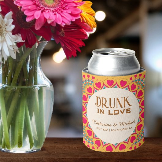 Rafraîchisseur Pour Canette Coloré Ethnic Mandala Bold & Bright Mariage