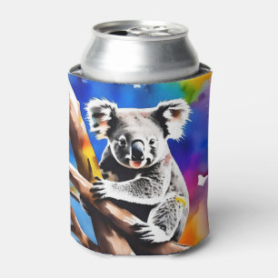Rafraîchisseur Pour Canette Coloré Koala Bear Aquarelle Splash,