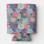 Rafraîchisseur Pour Canette Colorful Motif Succulent (Dos)