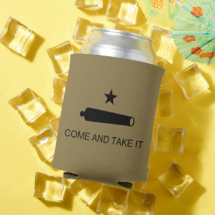Rafraîchisseur Pour Canette Come & Take It ! Flag de Texas State
