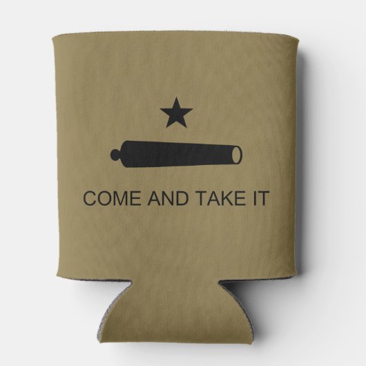 Rafraîchisseur Pour Canette Come & Take It ! Flag de Texas State (Dos)