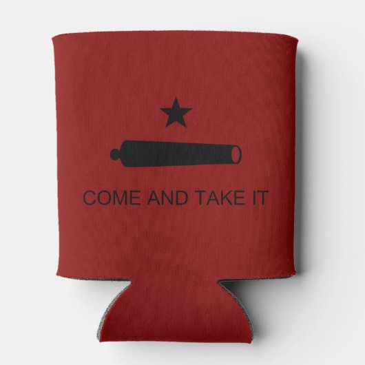 Rafraîchisseur Pour Canette Come & Take It ! Flag de Texas State (Dos)