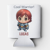 Rafraîchisseur Pour Canette Comic Knight Personalized Kids Party Gift (Dos)