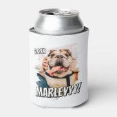 Rafraîchisseur Pour Canette Comic moderne simple Grunge personnalisé photo pou (Can devant)