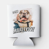 Rafraîchisseur Pour Canette Comic moderne simple Grunge personnalisé photo pou (Dos)